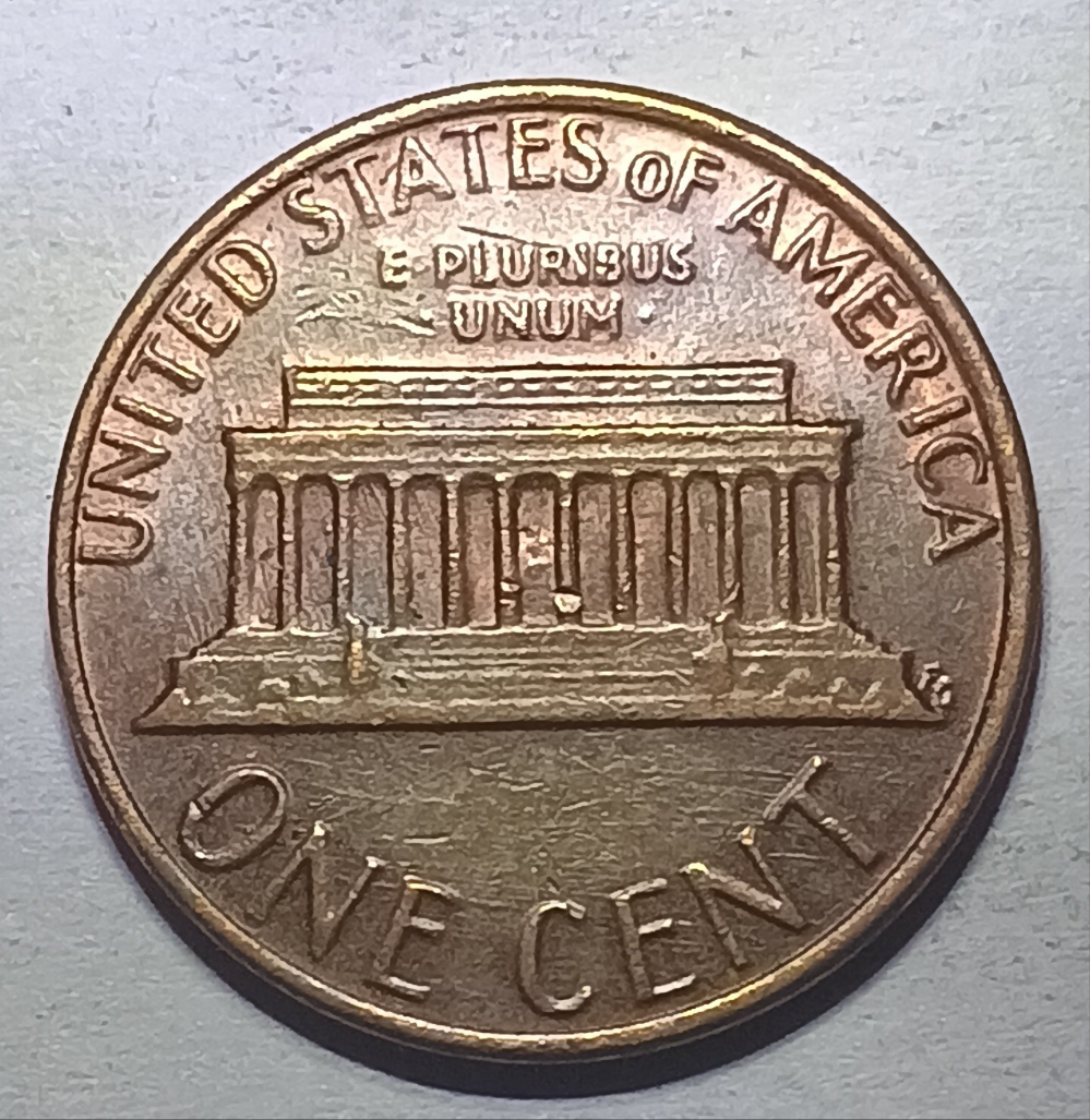 1983 Lincoln cent ddo ddr offset die