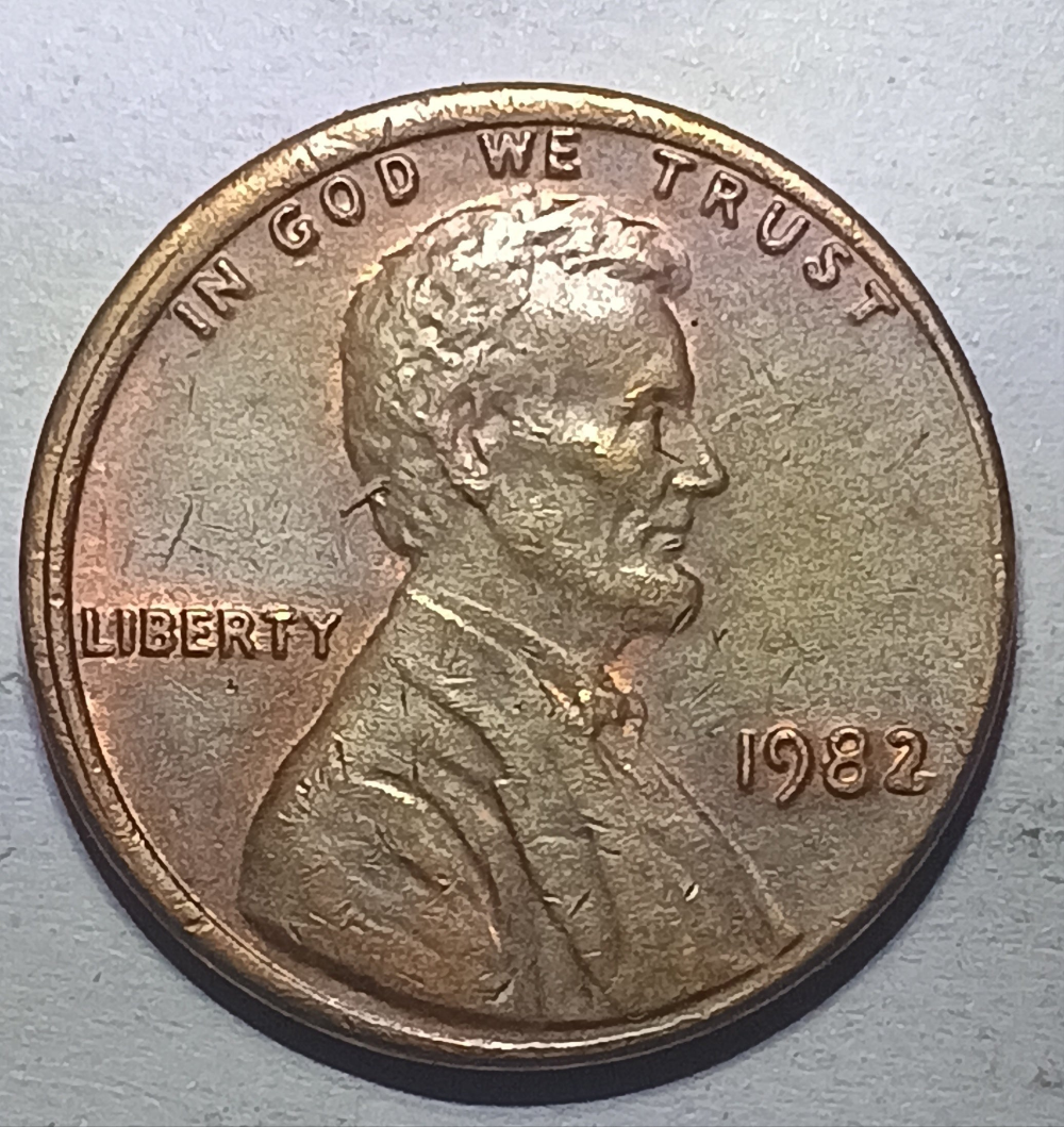 1983 Lincoln cent ddo ddr offset die
